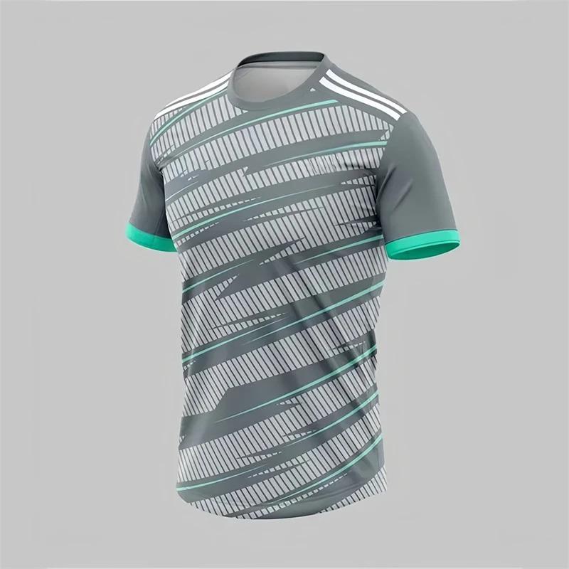 Simple Summer Training Sports T Shirts for Men Fashion Trendy Quick Dry 3D Printed Fitness Tees Loose Breathable Gym Tees Tops S