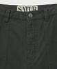 Seteo (W) Dyed Semi-Wide Fatigue Pants Charcoal