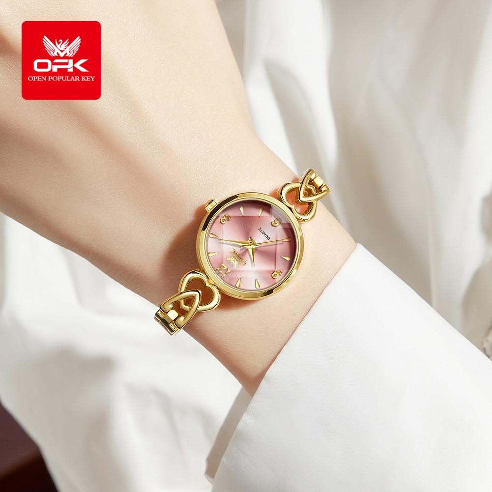 OPK 6064 Ladies Bracelet Wristwatch Waterproof Luxury Female Watch High Quality Original Women's Dress Watch
