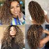 European American Fashion Nature Long Curly African Wig Front Lace