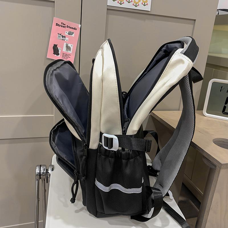 Colorblock Studenten Schultasche Damen Reise Rucksack