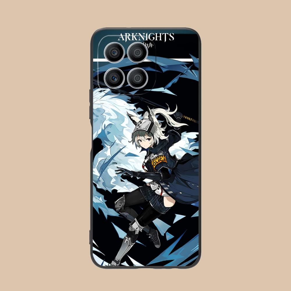 Arknights Grani Matte TPU Mobile Phone Case for Honor 90 80 70 60 50 30 20 10 9 8 7 Pro S SE Lite 5G Colorful Printing Cover