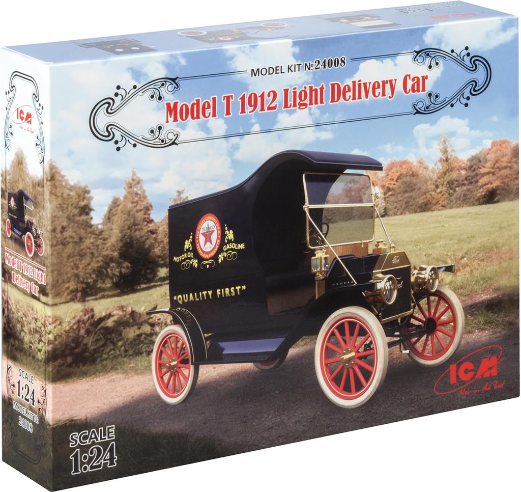 ICM Ford 1912 Light Delivery Plastic Model 24008 1/24 T-type