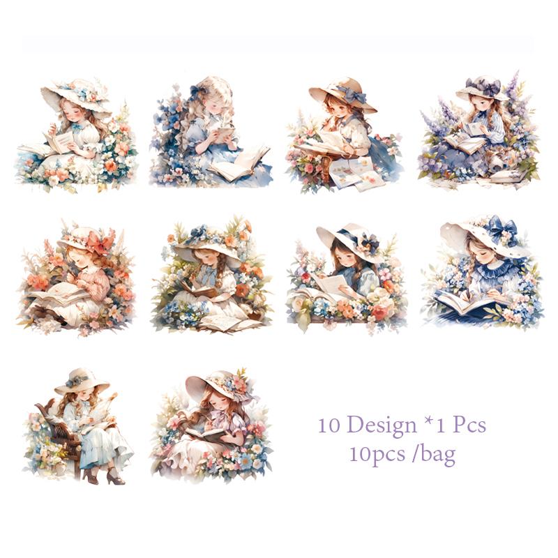 

Містер. Папір, 6 стилів, 10 шт./уп., ПЕТ, текстура, мила дівчина, тема, матеріал, наклейки, чашка своїми руками, скло, молочні продукти, блокнот, чохол для телефону