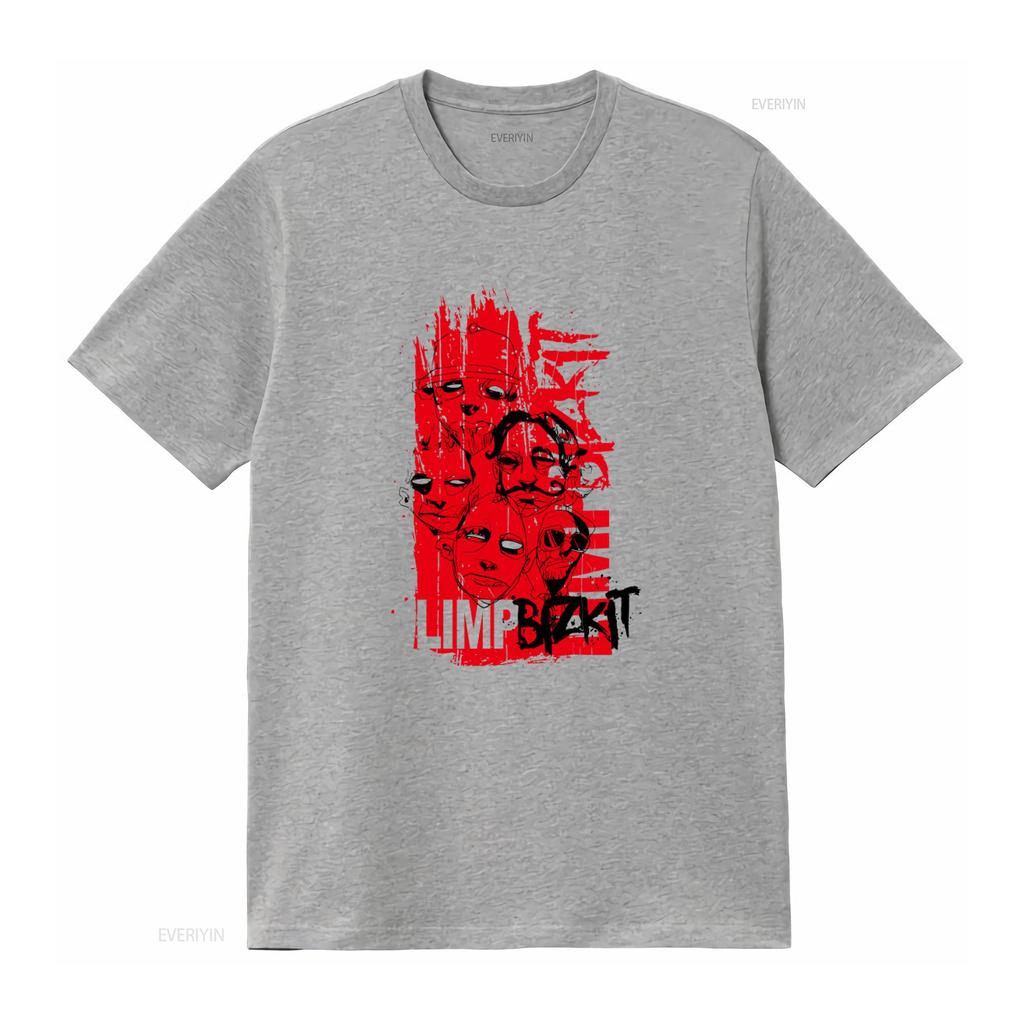 Vintage Limp Bizkit Family Forever Print T-Shirt Weiß LB 09 NH508 vintage Gewaschen Designerkleidung Grafik Dehnbar Vielseitig