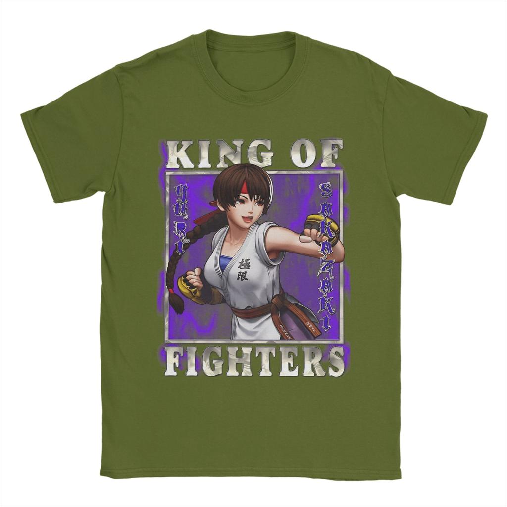 Oversized T-Shirt Summer King of Fighters XV Wild Flying Swallow Yuri Sakazaki T-Shirts Tee Shirt for Unisex Short Sleeve Tops