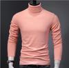 Herren Rollkragen Langarm Enganliegendes T-Shirt Elastische Slim Fit Einfarbiges Basic-Shirt Herbst/Winter Vielseitiges Unterhemd