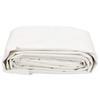 VidaXL Bâche, Couverture de Toit avec Oeillets Métalliques, Bâche de Protection Résistante aux UV Jardin Extérieur, Blanc 156068