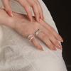 Elegant Adjustable Vintage Ring for Women - Luxurious Non-Fading Design