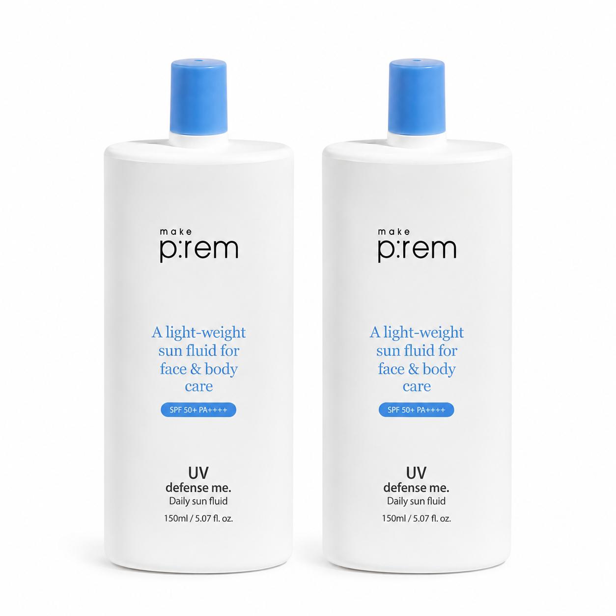 Make P: rem UV Defense Me Daily Sun Fluid 150 мл (2 шт.)
