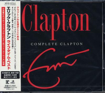 CD ERIC CLAPTON  Complete Clapton WPCR127756 REPRISE RECORDS 2007 Japan Rock Used