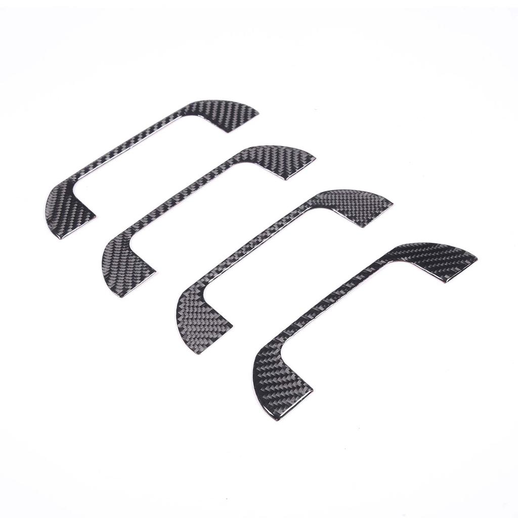 METYOUCAR Assist Grip Covers for Honda Carbon Fiber Decorative Grip Easy Car Interior Custom Carbon Fiber Set N-BOX 2017-2021 JF3/JF4, Covers,