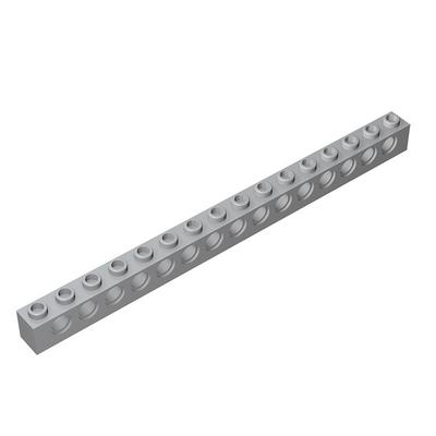 50g/9Pcs 3703 1x16 Perforated 15 Holes Building Blocks Moc Accessories Compatible with Brick Spare Parts Toy