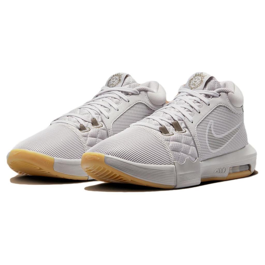 Nike LeBron Witness 8 Light Bone Gum Men Sneakers Grey Light-Iron-Ore Sail FB2239-003