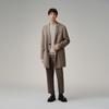 Men's Wool Blend Lapel Overcoat