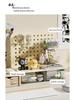Desktop Acrylic Organizer: Pegboard Drawer Pen Holder and Storage Rack