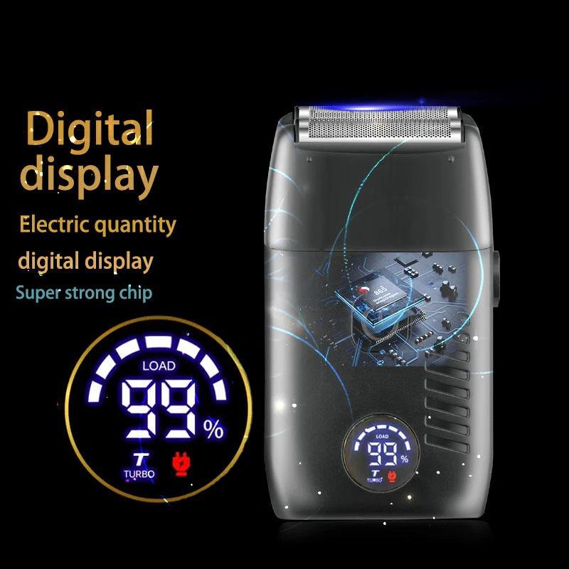 

Cross-Border Electric Shaver & Bald Head Clipper: Salon-Quality, Reciprocating Self-Shave with Whitener Oil.