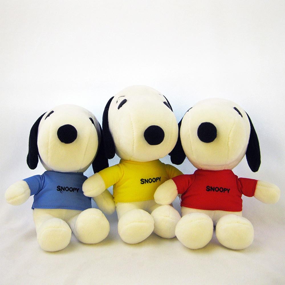 Hot Selling 3pcs 18cm Plush Doll Cartoon Snoopy Dog Cute Doll Snoopy Plush Toy Birthday Gift