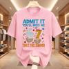 Admit It You'll Miss Me 6 7 Times This Summer T Shirt 67 Meme Last Day of School Tshirt Teacher Life Tees Short Sleeve Tops