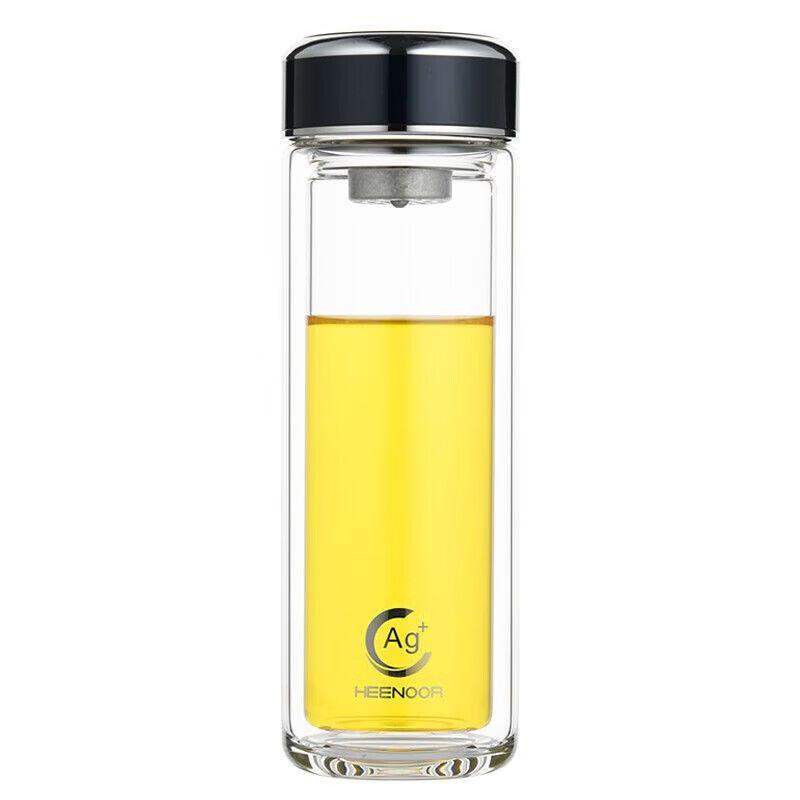 Heenoor Antibacterial Double-Layer Insulated Glass Bottle