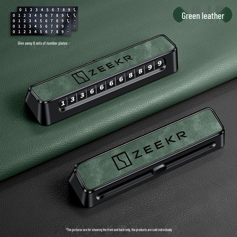 Compatible with Zeekr 007GT/7X/001/009/9X Temporary Parking Number Plate Car Phone Card