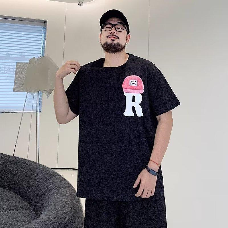 Мужская футболка большого размера с круглым вырезом и короткими рукавами Tide — фото 3