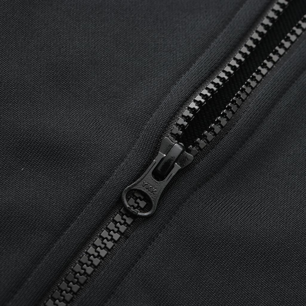 Adidas Retro Sports Stand Collar Zipper Long Sleeve Jacket Unisex Jacket Black Gold TR30JT-BG