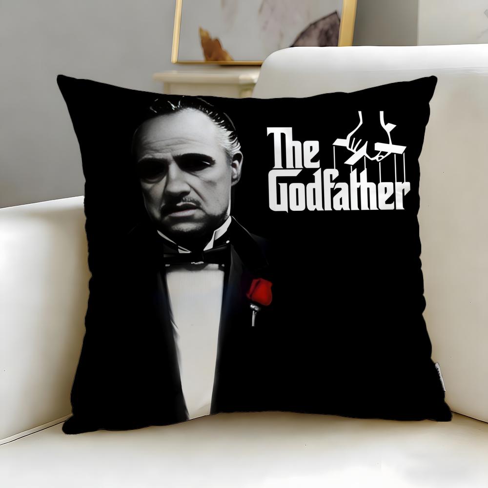 classic movie The Godfather Cushion Cover Soft & Easy-Wash Pillow Case – Versatile for Couch, Bed, Travel and Office