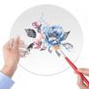 2 Pcs Circle Acrylic Sheets Clear Acrylic Plastic Disc Round Acrylic Panel Circle Blanks Sheets Sign PYF