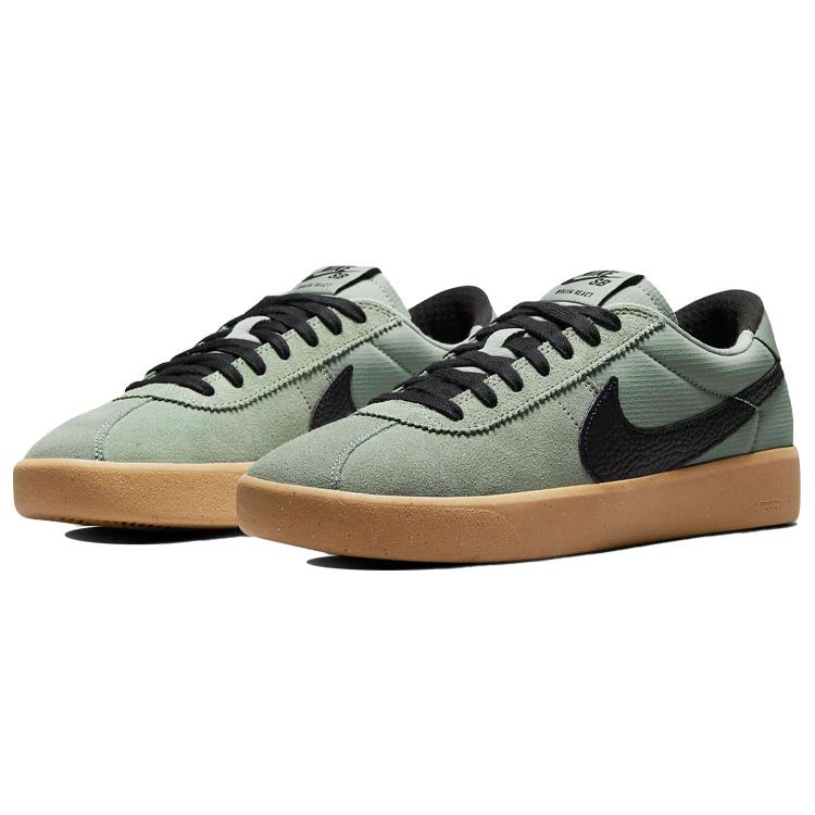 Nike Bruin React SB Jade Smoke Gum Unisex Sneakers Green Gum-Light-Brown Black CJ1661-300