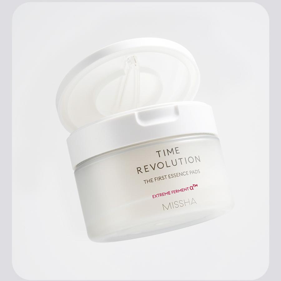 MISSHA Time Revolution The First Essence Pad 250ml 75 Pads Aufhellende Feuchtigkeitstoner-Pads für die tägliche Hautpflege