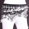 Glitter Sequins Belly Dance Waist Chain Creative Belly Dance Hip Scarf  Dancer Accessories