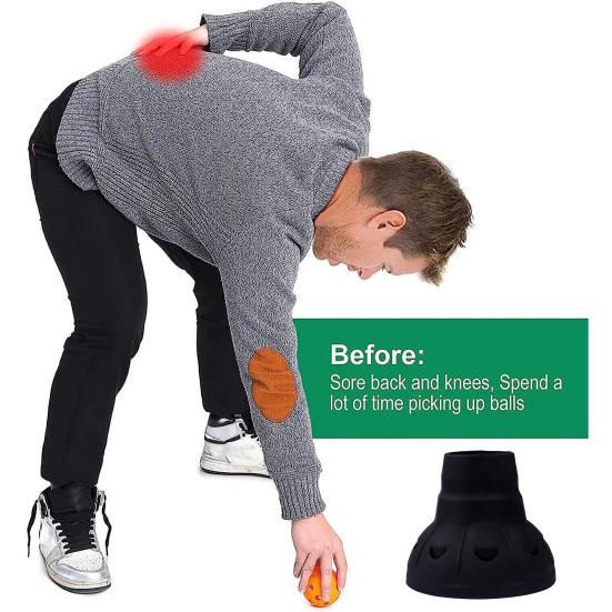 Universal Pickleball Ball Picker Easy Retrieval Super Suction Reusable Pickleball Racket Attachment Ball Picker Accessories