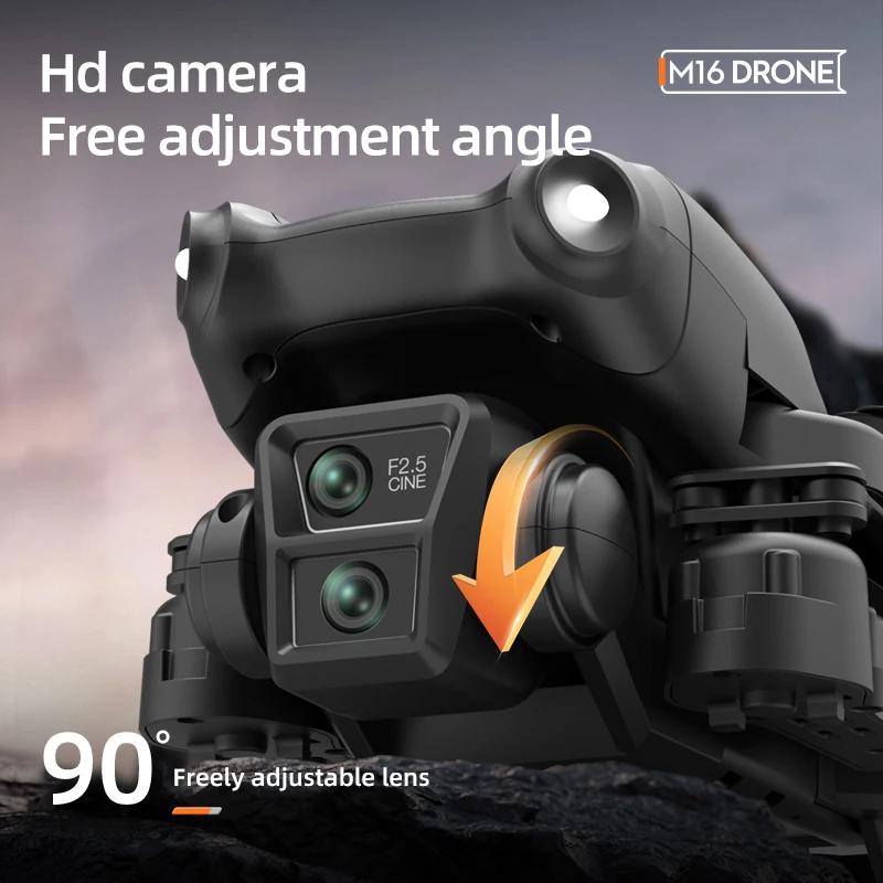 M16 Drone 5G Wifi GPS 8K Aerial Profesional HD Aerial Photography Dual-Camera Obstacle Brushless Avoidance Quadcopter Toys Gifts