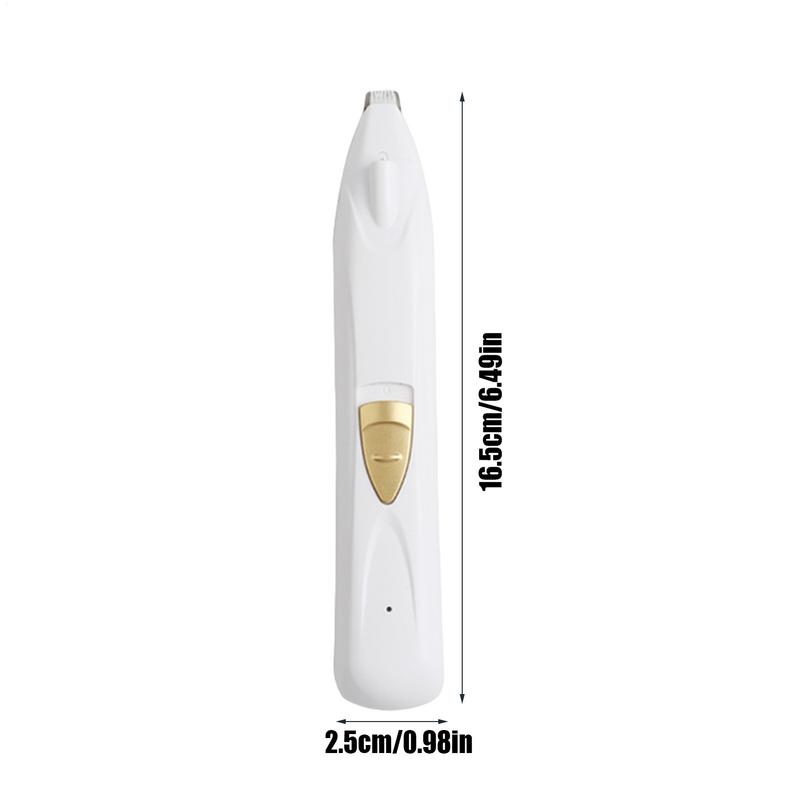 Trymer do sierści w kształcie kociej łapy Funkcja oświetlenia Cichy pilnik do pazurów dla kotów Duża rasa Inne zwierzęta uszy pośladki trymer do sierści