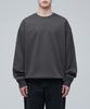 MUSINSA STANDARD Flat Terry Oversized String Sweatshirt [Gunmetal]