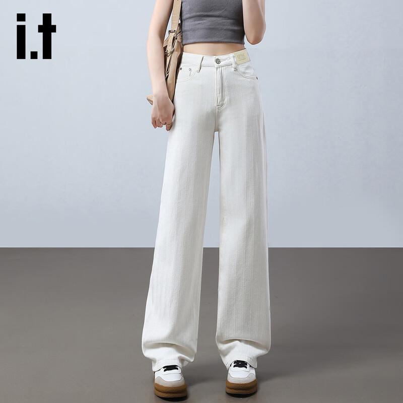 

Izzueit Women s High-Waist Loose Wide-Leg Jeans S