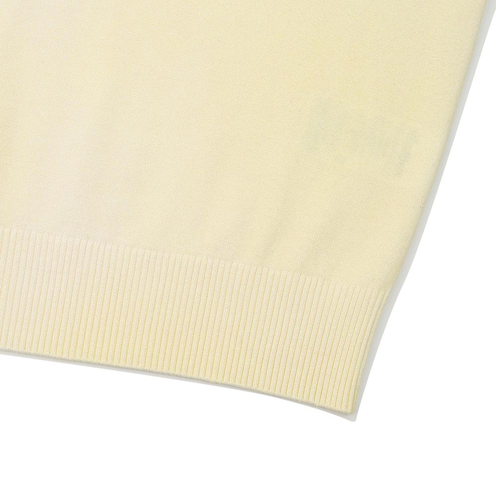 MALBON GOLF Women'S Dyed Dtp Round Knit Yellow (Woman)