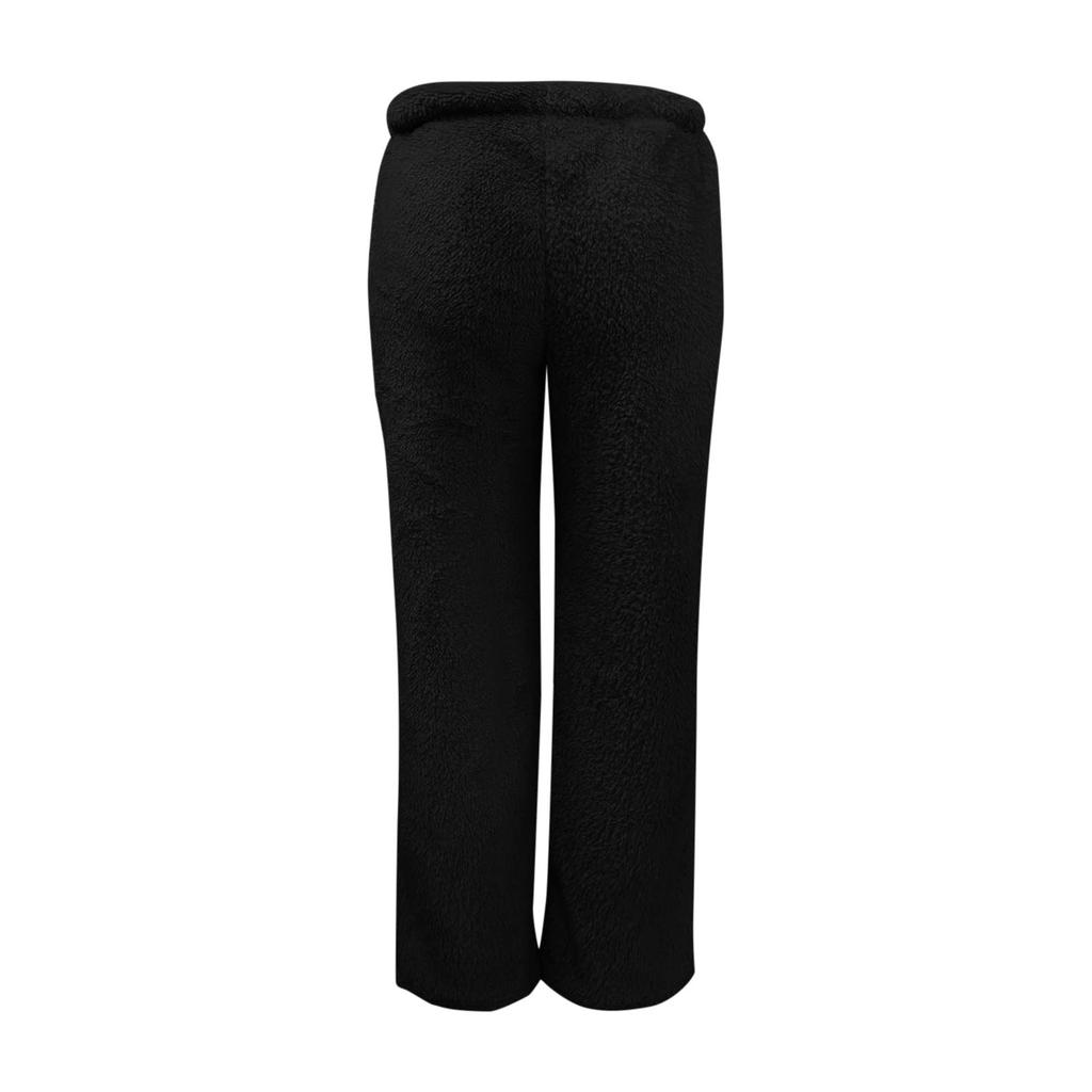 Warm Fleece Pants Womens Thermal Clothing Winter Pants Large Size Thick High Waist Pants Comfortable Pants Super Soft Outdoor Bottoms