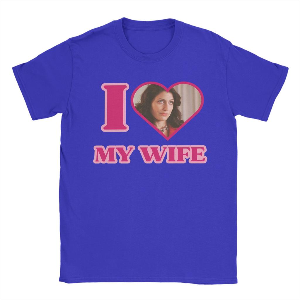 Übergroßes T-Shirt I Love Lisa Cuddy House MD Baumwoll-T-Shirts Hip-Hop T-Shirt für Männer Sommer Geniales Kurzarm-Top T-Shirts