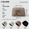 Autumn and Winter Fluffy Basin Hat Versatile Velvet Warm and Cold-proof Big Head Circumference Thickened and Small Plush Bucket Hat