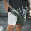 2 In 1 Sports Shorts Men's Gym Fitness Quick-drying Running Training Casual Basketball Shorts