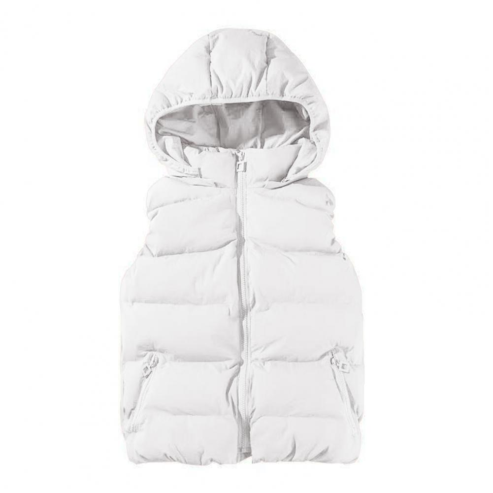 Autumn and Winter Feather Cotton Vest Women's Short Student Hooded Vest To Keep Warm Korean Version of The Thin Vest Jacket
