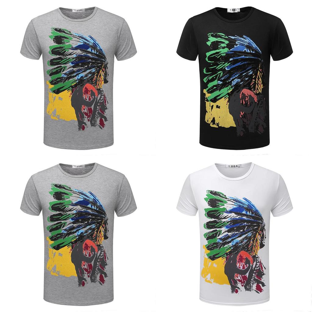 T-shirt Casual Unisex Manica Corta 100% Cotone di Qualità Premium Taglia Indiana L Per uno Stile Senza Sforzo