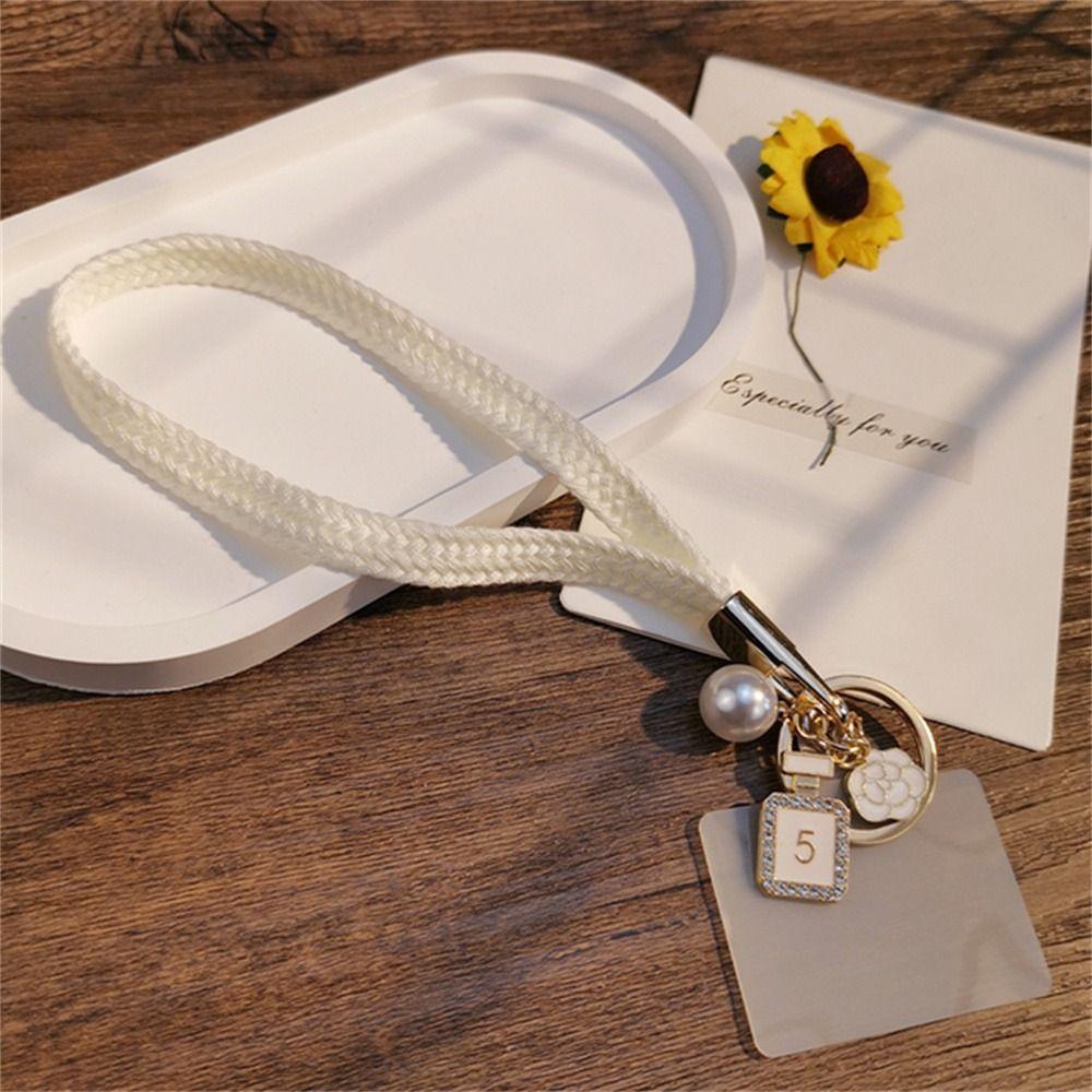Webbings Ribbon Key Ring Holder Phone Hang Rope Mobile Phone Lanyard Woven Strap Rope Wrist Rope