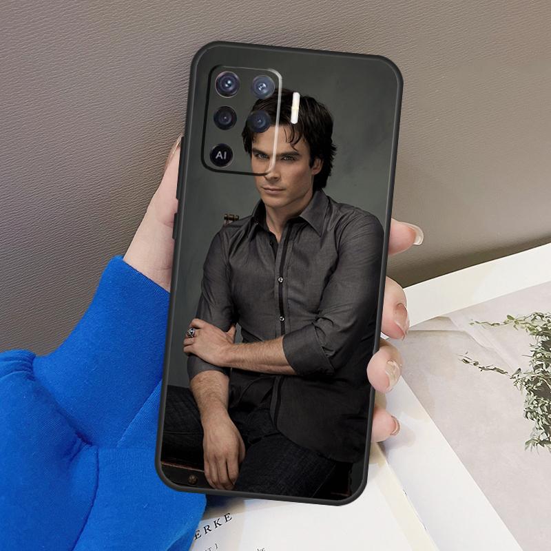 Vampire Diaries Damon Salvatore Hülle Für Oppo A76 A16 A96 A17 A18 A60 A80 A40 A38 A58 A78 A98 A94 A74 A54 A15 A57 A77 A5 Pro