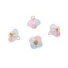 5 Pezzi Perline di Vetro Ciondoli Fiore Per Braccialetti Collane Fai da Te Creazione Gioielli