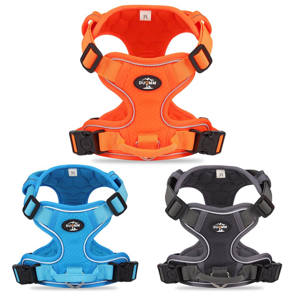 Anti-break-free dog leash Reflective pet chest strap Anti-explosion large dog leash