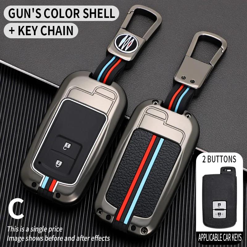 Car Key Case Cover for Toyota Camry Corolla RAV4 Highlander Avalon 2015 - 2017 Protector Smart Control Shell Holder