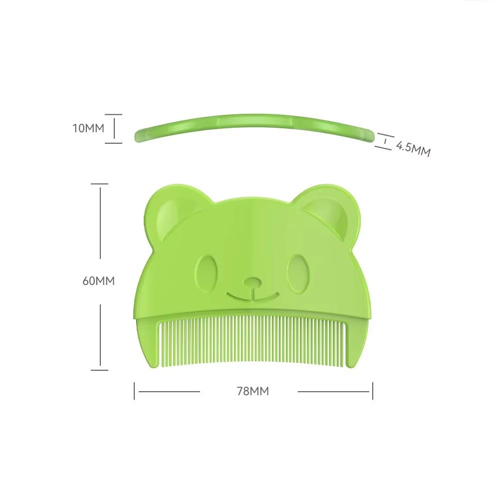 Baby Hair Brush Infant Fetal Head Fat Cleaning Brush Newborn Soft Hair Comb Head Massager for Bathing Comb Baby Care Accessories